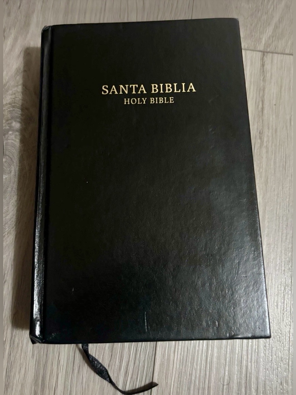 Santa Biblia Holy Bible - Black Hardcover